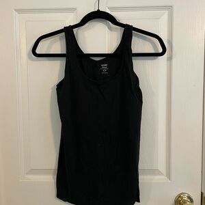 Old Navy Black Fitted Tank Top